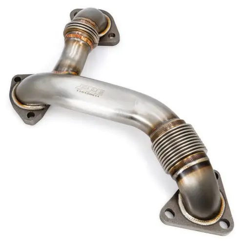 Pacific Performance Engineering - 116120914 | PPE Performance Replacement Up-Pipe (Passenger Side) for OEM Exhaust Manifold (2006-2007 Silverado, Sierra 2500 HD, 3500 HD 6.6L td)