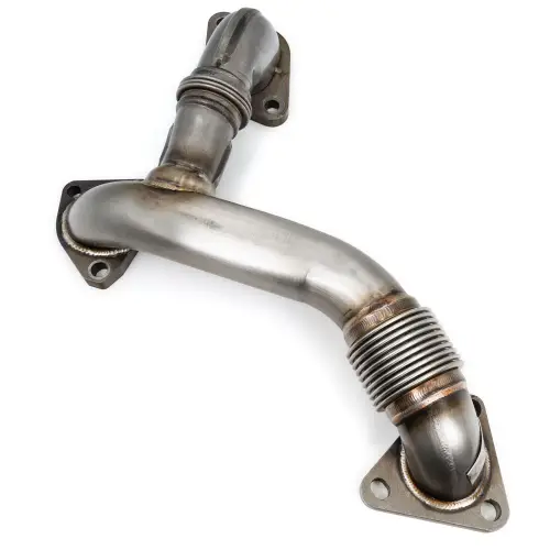 Pacific Performance Engineering - 116120916 | PPE Performance Replacement Up-Pipe (Passenger Side) for OEM Exhaust Manifold (2007.5-2010 Silverado, Sierra 2500 HD, 3500 HD 6.6L td)