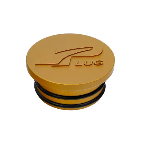Pacific Performance Engineering - 115010124 | PPE Performance Turbo Resonator Delete Plug Gold Finish (2004.5-2010 Silverado, Sierra 2500 HD, 3500 HD 6.6L td, LLY, LBZ, LMM)