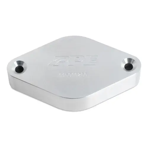 Pacific Performance Engineering - 115010200 | PPE Performance Turbo Resonator Delete Plug Raw Finish (2011-2016 Silverado, Sierra 2500 HD, 3500 HD 6.6L td, LML)