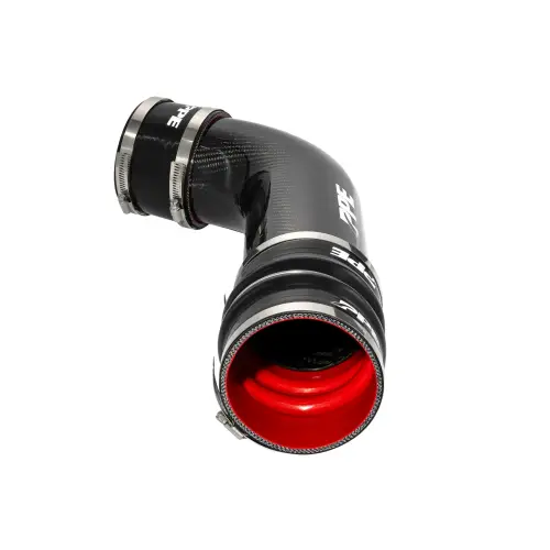 Pacific Performance Engineering - 115020060 | PPE Performance Zilla Turbo Inlet Tube Twill Weaved Carbon Fiber (2017–2019 Silverado, Sierra 2500 HD, 3500 HD 6.6L td)