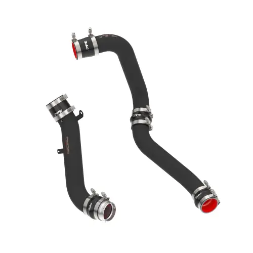 Pacific Performance Engineering - 115026020 | PPE Performance Hot and Cold Side Intercooler Charge Pipe Kit Black Finish (2017–2019 Silverado, Sierra 2500 HD, 3500 HD 6.6L td)