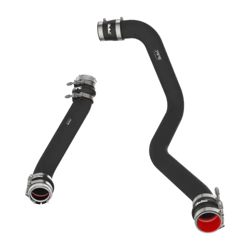 Pacific Performance Engineering - 115026120 | PPE Performance Hot and Cold Side Intercooler Charge Pipe Kit Black Finish (2020–2025 Silverado, Sierra 2500 HD, 3500 HD 6.6L td)