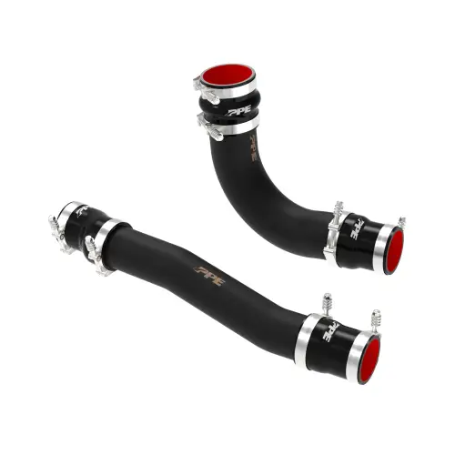 Pacific Performance Engineering - 215021620 | PPE Performance Intercooler Charge Pipe Kit - Stainless Steel Black Finish (2010–2012 Ram 2500, 3500 6.7L td)