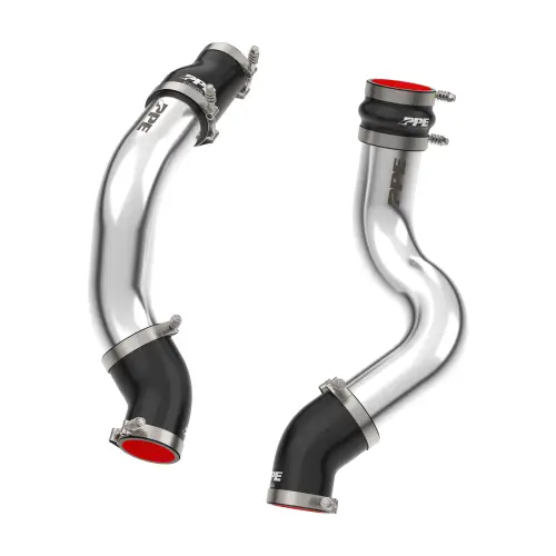 Pacific Performance Engineering - 215022030 | PPE Performance Hot and Cold Side Intercooler Charge Pipe Kit Polished Finish (2019-2024 Ram 2500, 3500 6.7L td)