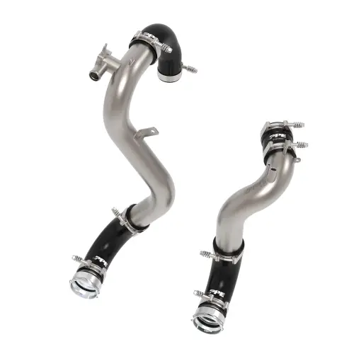 Pacific Performance Engineering - 315030010 | PPE Performance Hot and Cold Side Intercooler Charge Pipe Kit Brushed Finish (2021-2024 Ford Bronco 2.3L)