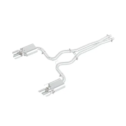 Pacific Performance Engineering - 317663030 | PPE Performance Cat-Back Active Exhaust Polished Finish (2018-2023 Ford Mustang GT)