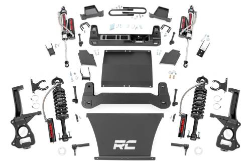 Rough Country - 110350 | Rough Country 4 Inch Lift Kit For Chevrolet Silverado / GMC Sierra 1500 | 5.3L V8 or 6.2L V8 Engine, Vertex Coilovers With Vertex Shocks