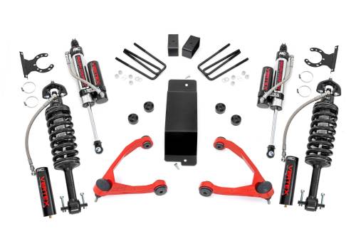 Rough Country - 19450RED | Rough Country 3.5 Inch Lift Kit | Forged UCA | Vertex | Chevrolet/GMC 1500 (07-16)