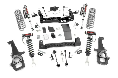 Rough Country - 33250 | Rough Country 6 Inch Lift Kit For Ram 1500 / 1500 Classic | Vertex Coilovers With Vertex Shocks