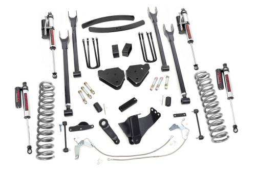 Rough Country - 58450 | Rough Country 6 Inch Lift Kit For Ford F-250/F-350 Super Duty 4WD | Diesel Engine, Vertex Reservoir Shocks