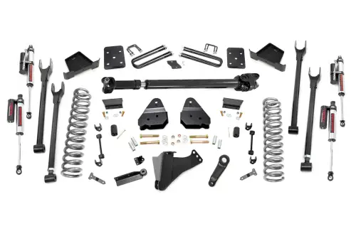 Rough Country - 56051 | Rough Country 6 Inch Lift Kit For Ford F-250/F-350 Super Duty 4WD | With Factory Rear Overload Springs, 3.5 Inch Axle Diameter, Vertex Reservoir Shocks