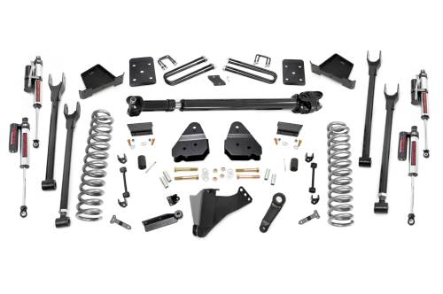 Rough Country - 50751 | Rough Country 6 Inch Lift Kit For Ford F-250/F-350 Super Duty 4WD | No Factory Rear Overload Springs, 4 Inch Axle Diameter, Vertex Reservoir Shocks, Includes Front Driveshaft