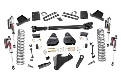 Rough Country - 51751 | Rough Country 6 Inch Lift Kit For Ford F-250/F-350 Super Duty 4WD | With Factory Rear Overload Springs, 4 Inch Diameter, Vertex Reservoir Shocks, Includes Front Driveshaft