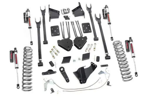 Rough Country - 56550 | 6 Inch Ford Suspension Lift Kit w/ Vertex Reservoir Shocks (Diesel Engine | With Overloads)