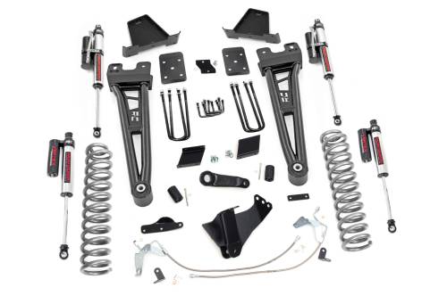 Rough Country - 54350 | 6 Inch Ford Suspension Lift Kit w/ Vertex Reservoir Shocks (Diesel Engine, No Overloads)