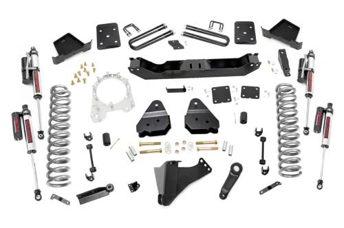 Rough Country - 55050 | 4.5 Inch Ford Suspension Lift Kit w/ Vertex Reservoir Shocks (Diesel Engine)