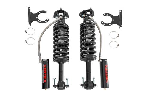 Rough Country - 689004_A |  Rough Country Vertex 2.5 Adjustable Front Shocks Ford F-150 2WD | 2014-2023 | 6.5-7.5"