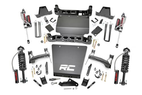 Rough Country - 29850 | 7 Inch GM Suspension Lift Kit w/ Vertex Coilovers, Vertex Reservoir Shocks