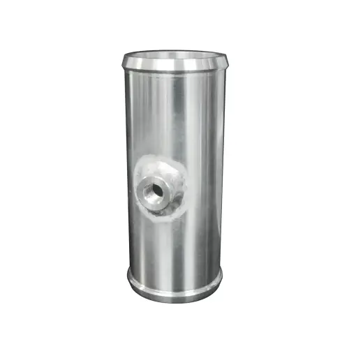 Pacific Performance Engineering - 515900400 | PPE Performance Billet Aluminum Coupler With 1/8 Inch NPT Bung, 5.0 Inch Length | 4.0 Inch Dimensions