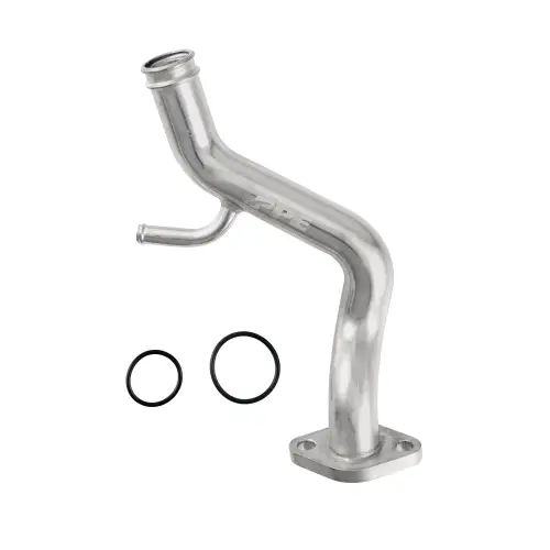 Pacific Performance Engineering - 119000600 | PPE Performance Coolant Bypass Tube, Water Pump To Thermostat Housing For GM 6.6L Duramax LB7 LLY | Raw Finish