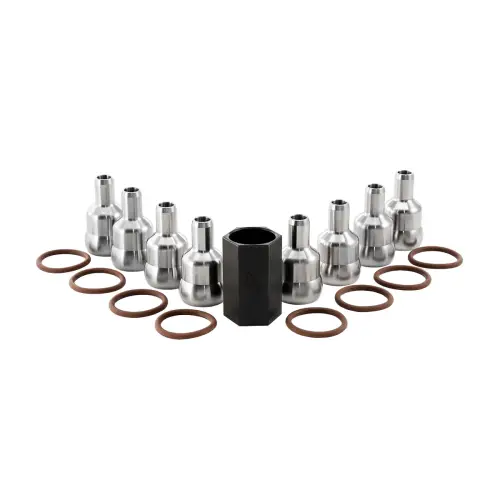 Pacific Performance Engineering - 313030000 | PPE Performance High-Pressure Oil Rail Ball Tube Kit For Ford 6.0L Powerstroke