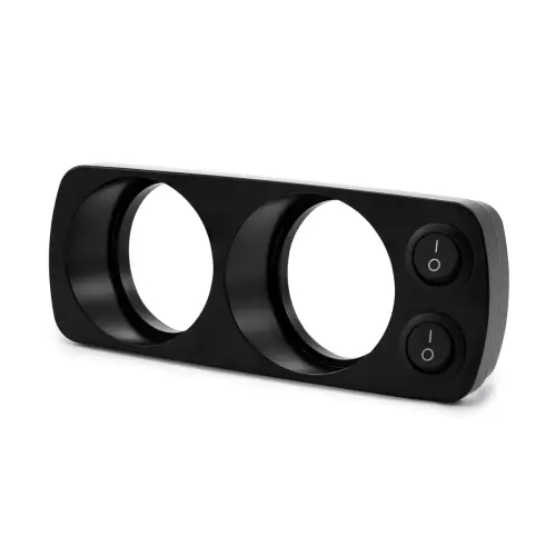 Pacific Performance Engineering - 148002100 | PPE Performance Overhead Gauge Mount With Switch For GM Silverado/Sierra & Classic | Black Finish