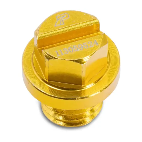 Pacific Performance Engineering - 113059524 | PPE Performance Air Bleeder Screw For GM 6.6L Duramax | Gold Finish