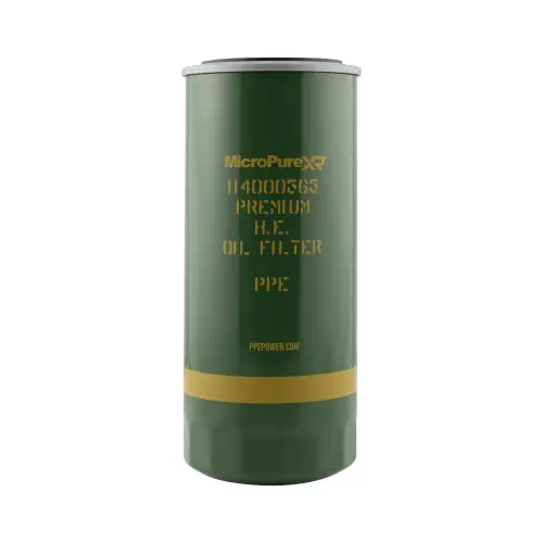 Pacific Performance Engineering - 114000565 | PPE Performance Engine Oil Filter, MicroPure XR With TorqSTOP, Replaces AC-DELCO PF2232 For GM 6.6L Duramax L5P | Green Finish