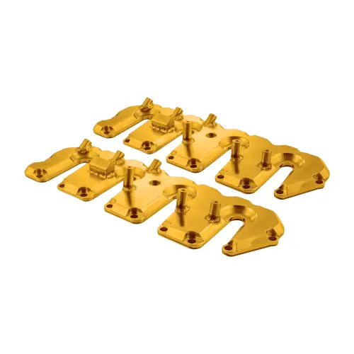 Pacific Performance Engineering - 118021224 | PPE Performance Valve Cover Kit With Accessory Mounting For GM 6.6L Duramax | Gold Finish