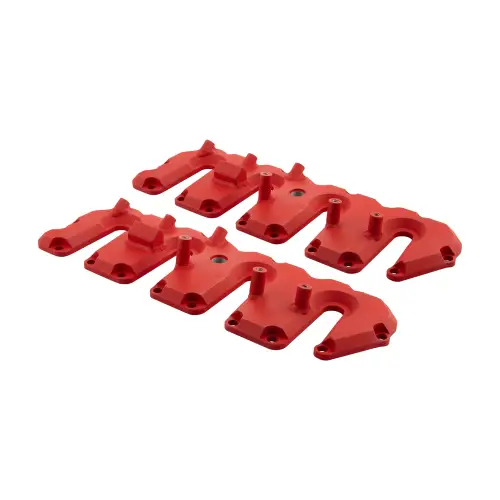 Pacific Performance Engineering - 118021212 | PPE Performance Valve Cover Kit With Accessory Mounting For GM 6.6L Duramax | Red Finish