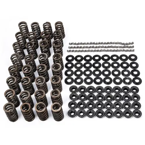 Pacific Performance Engineering - 110090050 | PPE Performance Conical Valve Springs, Retainers & Keepers Kit For GM 6.6L Duramax