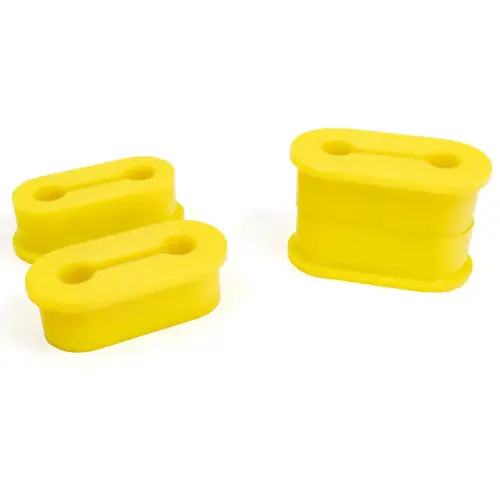 Pacific Performance Engineering - 168030164 | PPE Performance Silicone Bushings Replacement For PPE Engine Mounts For GM 6.6L Duramax | Yellow Finish