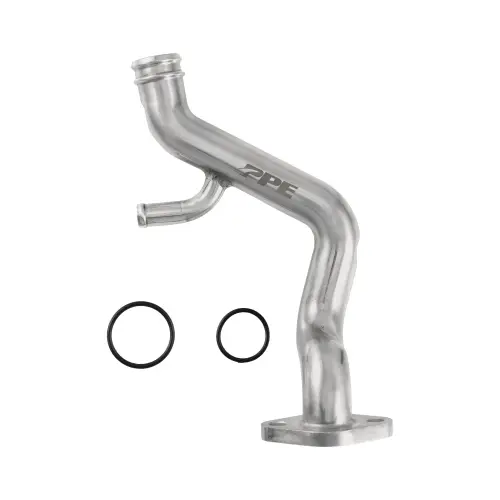 Pacific Performance Engineering - 119000730 | PPE Performance Coolant Bypass Tube - Water Pump To Thermostat Housing For GM 6.6L Duramax | Polished Finish