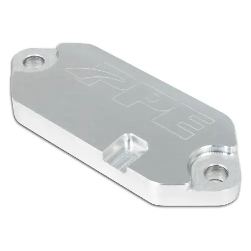 Pacific Performance Engineering - 119000800 | PPE Performance Coolant Block-Off Plate - Billet Aluminum For GM 6.6L Duramax | Raw Finish