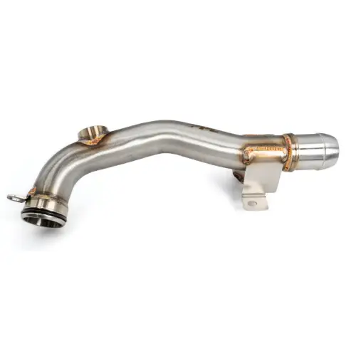 Pacific Performance Engineering - 119001000 | PPE Performance 304 Stainless Steel Engine Coolant Return Pipe For GM 6.6L Duramax | Raw Finish