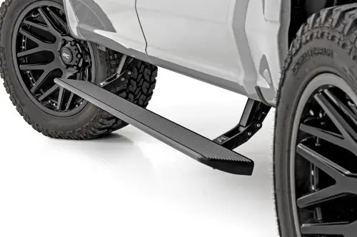 Rough Country - ESR71520 | Rough Country Power Running Boards, HT-Series, Crew Cab For Ford F-150/Lightning/F-250/F-350/Raptor