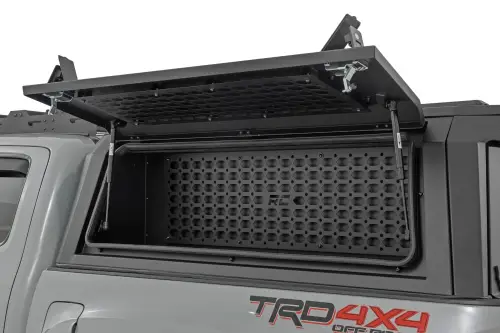 Rough Country - 734064 | Rough Country Bed Cap Molle Panel Side Storage Bin For Toyota Tacoma | Drivers Side