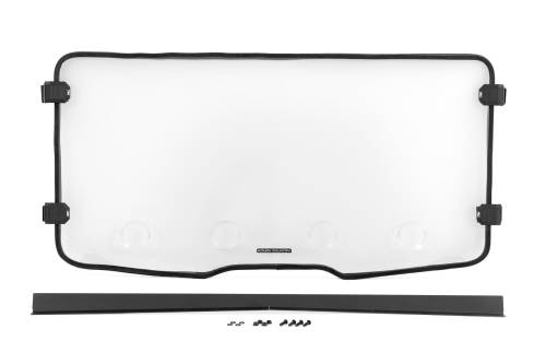 Rough Country - 98202490 | Rough Country Vented Full Windshield, Scratch Resistant For Segway UT6