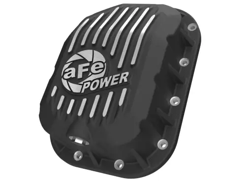 Afe - Advance Flow Engineering - 46-71470B | aFe Power Pro Street Series Engine Oil Pan With Machined Fins For Jeep Wrangler (JL)/Gladiator (JT) V6-3.6L | Black Finish