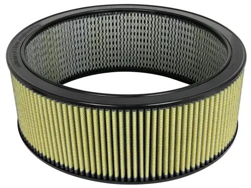Afe - Advance Flow Engineering - 18-11771 | aFe Power Round Racing Air Filter With Pro GUARD7 Filter Media | 17.13 OD x 14.50 ID x 6 HT With EM
