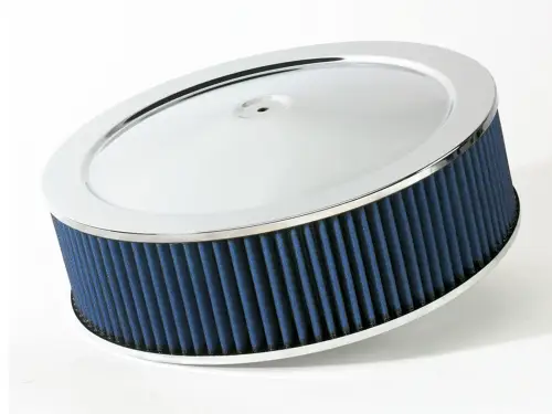 Afe - Advance Flow Engineering - 18-21402 | aFe Power Magnum FLOW Pro 5R Air Filter | Chrome Assembly; 14 D x 4 H in E/M