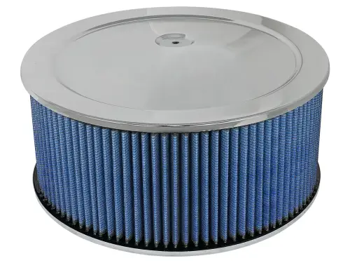 Afe - Advance Flow Engineering - 18-21404 | aFe Power Magnum FLOW Pro 5R Air Filter | Chrome Assembly; 14 D x 6 H in E/M