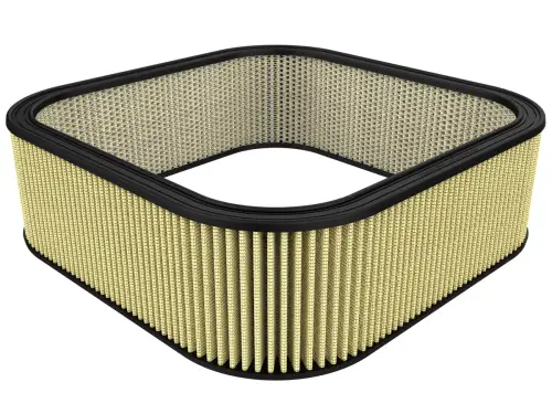 Afe - Advance Flow Engineering - 18-87005 | aFe Power Magnum FLOW Round Racing Air Filter With Pro GUARD7 Media | 21.6" L x 16.70" W x 5" H With Expanded Metal