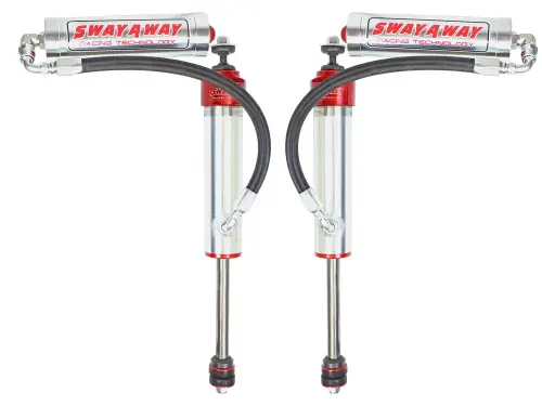 Afe - Advance Flow Engineering - 201-5600-05 | aFe Power Sway-A-Way 2.5 Front Shock Kit With Remote Reservoir For Nissan Patrol