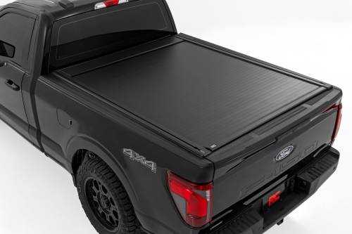 Rough Country - 51505650 | Rough Country Powered Retractable Bed Cover For Ford F-150 (15-26)/F-150 Lightning | 6' 7" Bed