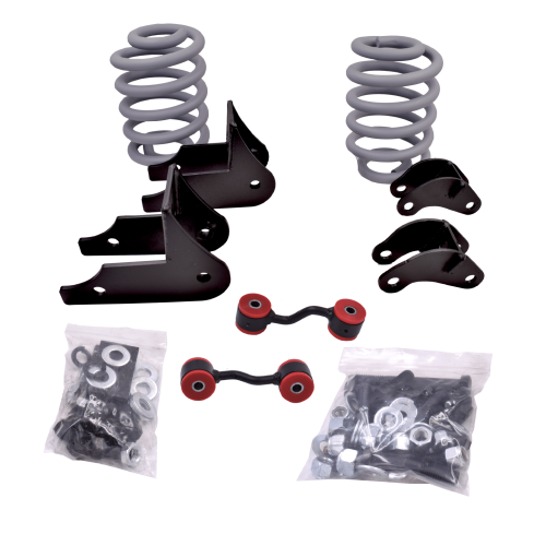 DJM Suspension - RK2007-4 | DJM Suspension 4 Inch Rear Lowering Kit (2007-2015 Suburban, Tahoe, Yukon 2WD)