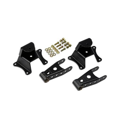 Belltech - 6800 | Belltech 4" Drop Leaf Spring Shackle & Hanger Kit (Front Hanger/Rear Shackle)
