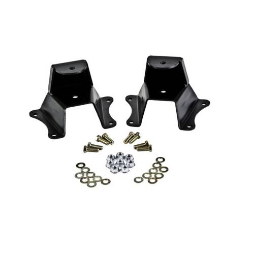Belltech - 6802 | Belltech 3" Drop Leaf Spring Hanger Kit (Front Hanger)