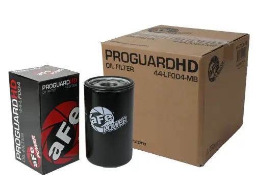 Afe - Advance Flow Engineering - 44-LF004-MB | AFE Power PROGUARD Oil Filter, 4 Pack For Ford E-350 / E-450 / E-550 / Excursion / F-250 / F-250, F-350, F-450 & F-550 Super Duty